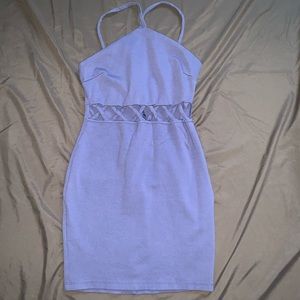 Periwinkle mini dress